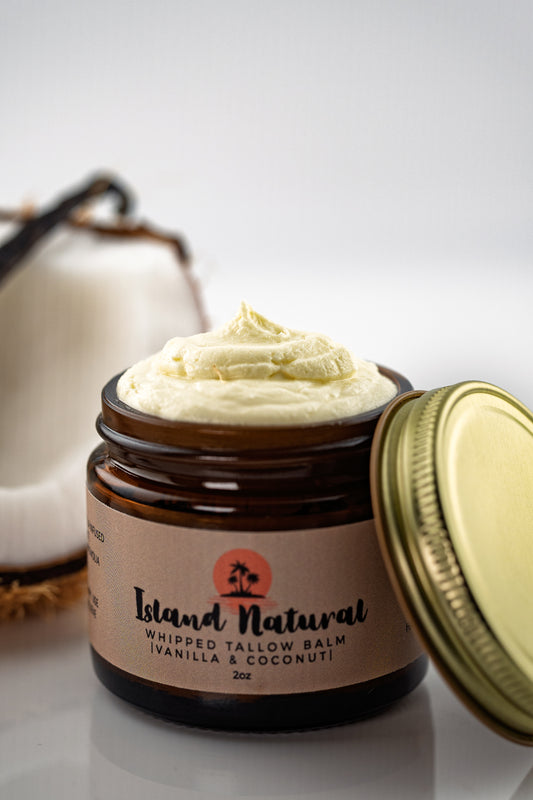 Whipped Tallow Balm Coconut Vanilla