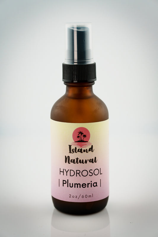 Maui hydrosol plumeria floral facial mist spray bottle