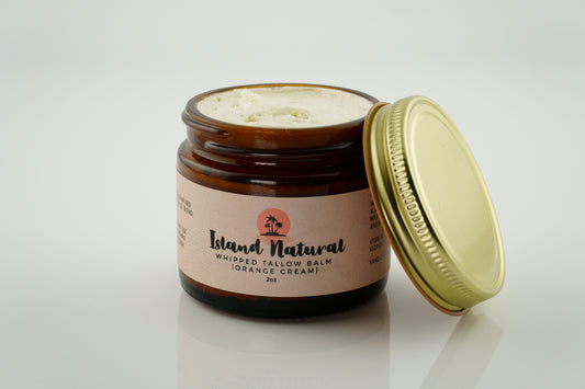 Maui tallow balm orange cream whipped texture