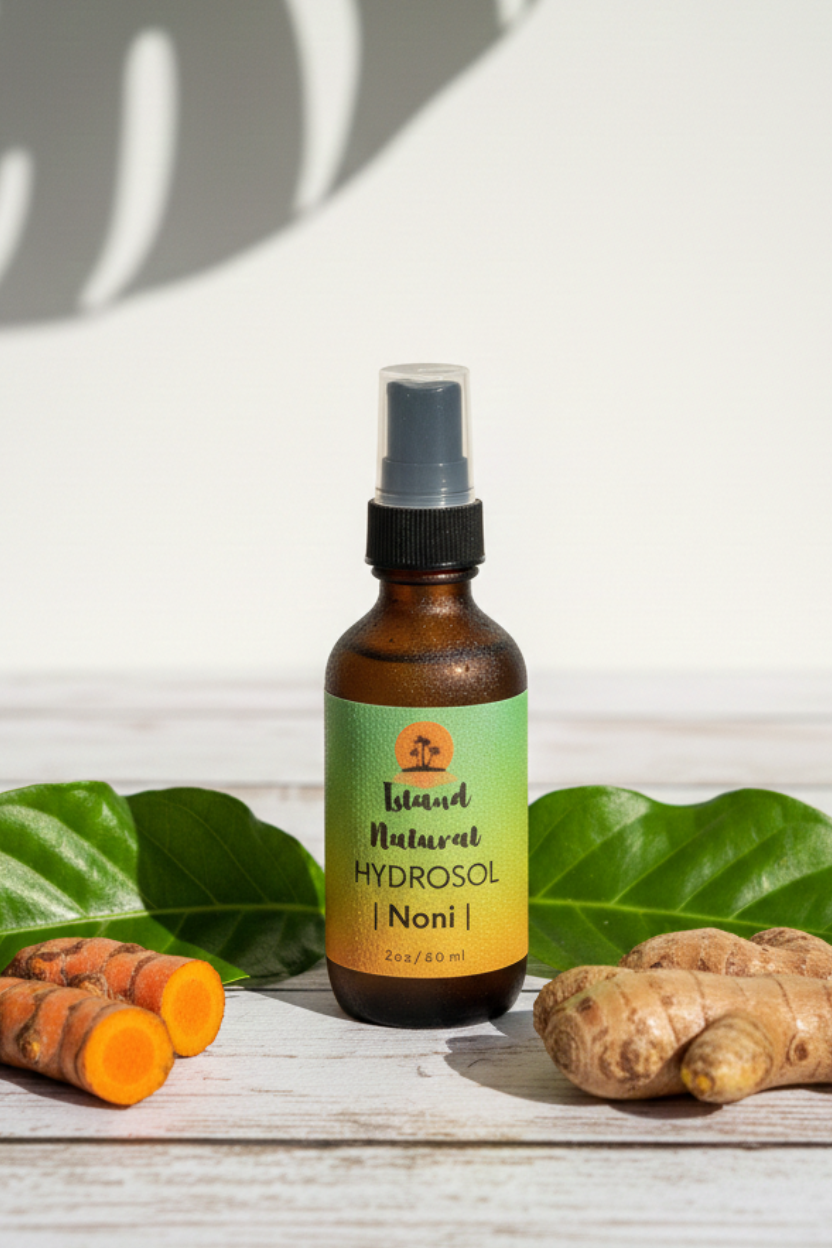 Noni turmeric ginger Maui hydrosol skin tonic by Island Natural Skincare