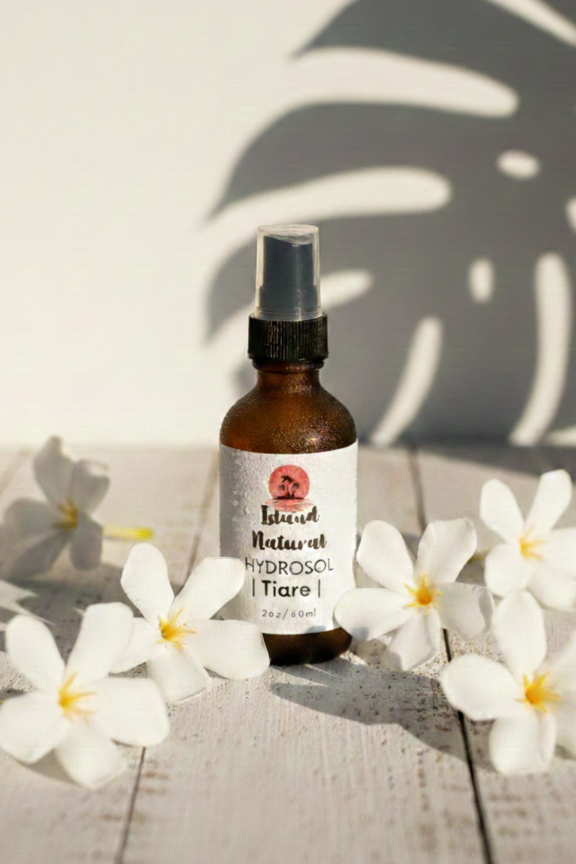 Tiare gardenia Maui hydrosol Hawaiian facial toner by Island Natural Skincare