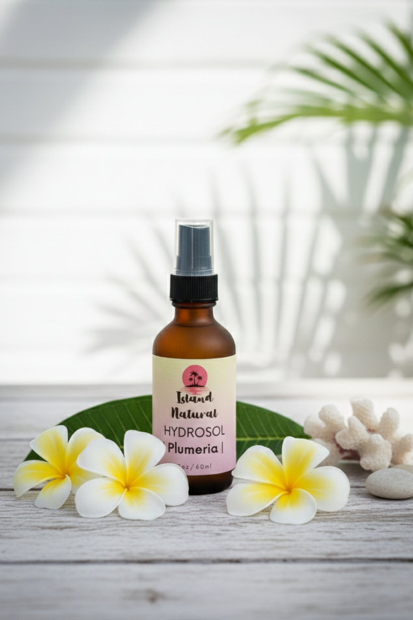 Pure Maui hydrosol plumeria Hawaiian flower toner